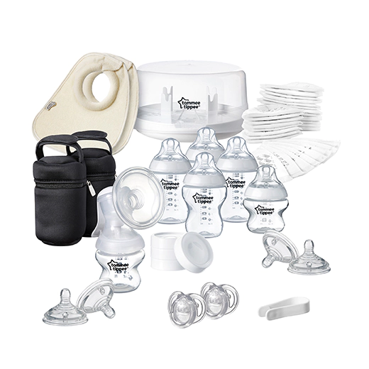Комплект за кърмене със стерилизатор за микровълнова Tommee Tippee