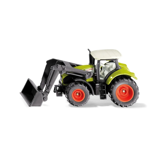 Трактор Siku Claas Axion с челен товарач