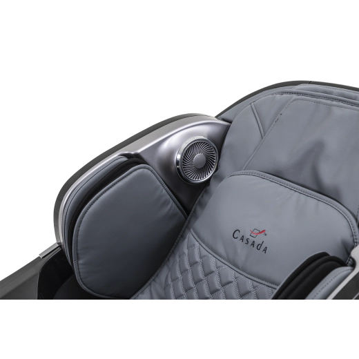 Масажен стол с антистрес система Braintronics® Casada Skyliner II - цвят сиво/бяло