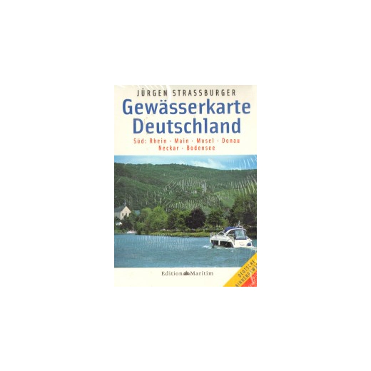 Gewasserkarte Deutschland.Sud
