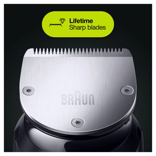 Тример за лице, коса и тяло Braun MGK7221, 10 функции + самобръсначка Gillette