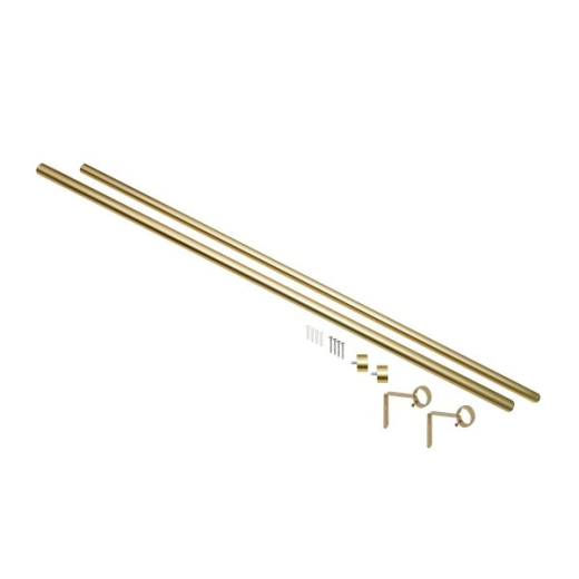 Корниз Umbra Cappa размер 183 - 366 см, цвят месинг 
