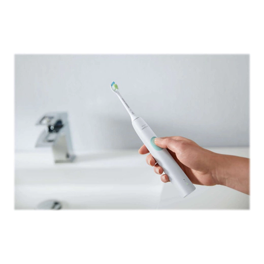 Електрическа четка за зъби Philips Sonicare Series 4300, цвят бял