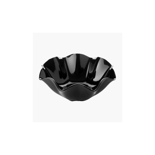 Меламинова купа цвете GM 564, Ø34х12.5 см - 4 л - черна