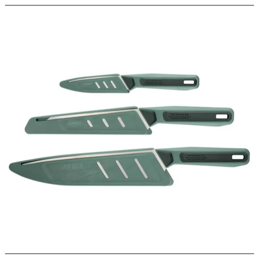 Комплект къмпинг ножове Gerber Compleat, 3 броя