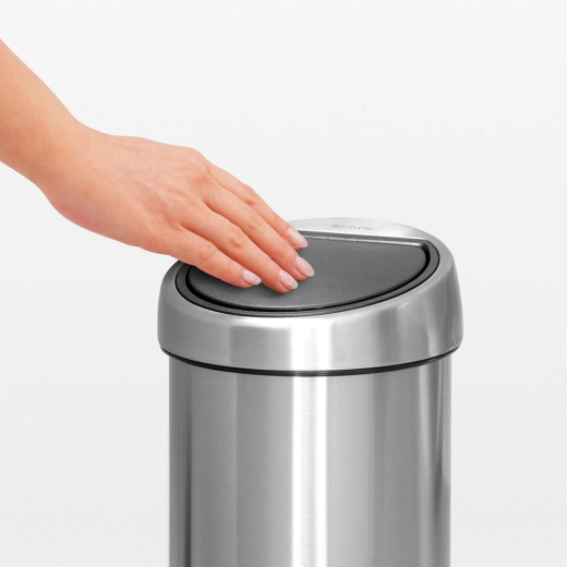 Кош за смет Brabantia Touch Bin Matt Steel Fingerprint Proof, 3 л