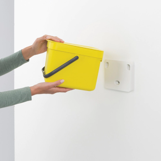 Кош за смет за разделно събиране Brabantia Sort&Go White, 6 л