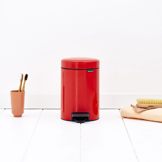 Кош за смет с педал Brabantia NewIcon Passion Red, 3 л