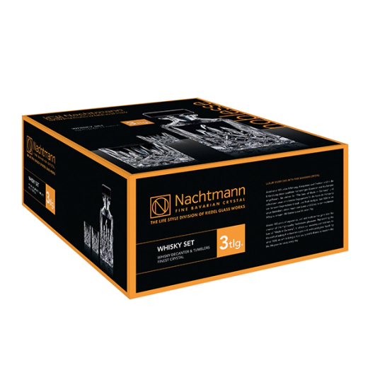 Комплект бутилка и 2 броя чаши Nachtmann Noblesse 91899