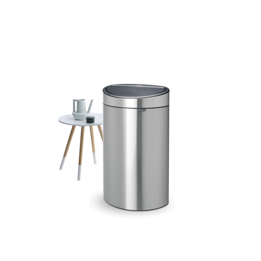 Кош за смет Brabantia Touch Bin New Matt Steel Fingerprint Proof, 40 л