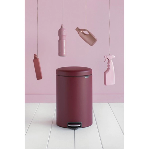 Кош за смет с педал Brabantia NewIcon Mineral Windsor Red, 20 л