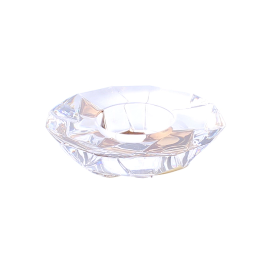 Свещник Bohemia Crack Gold, 15,2 см