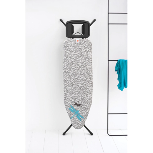 Маса за гладене с широка поставка за ютия Brabantia Barley, B 124 x 38 см