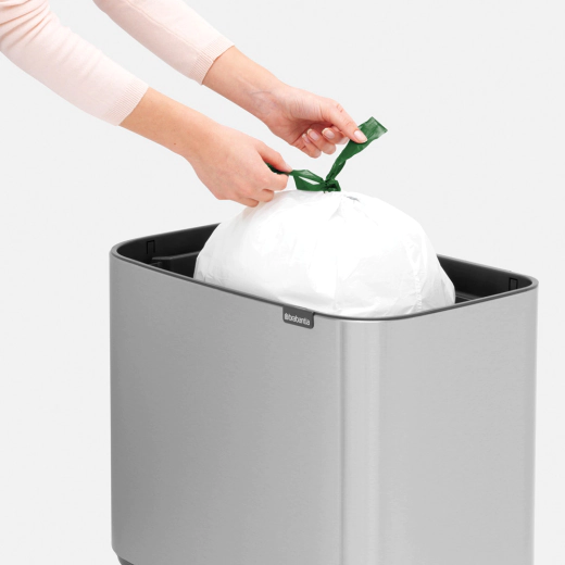 Кош за смет Brabantia Bo Touch Matt Steel Fingerprint Proof, 36 л