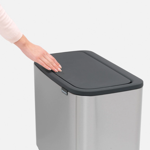 Кош за смет Brabantia Bo Touch Matt Steel Fingerprint Proof, 36 л