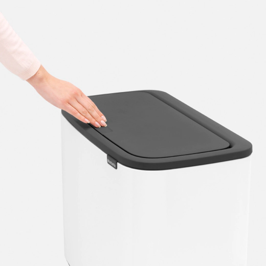 Кош за смет Brabantia Bo Touch White, 11 + 23 л