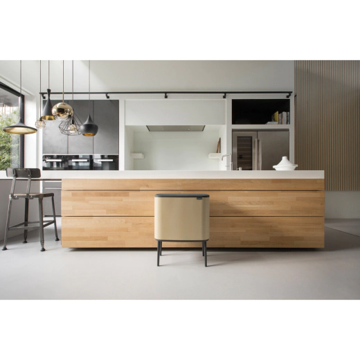 Кош за смет Brabantia Bo Touch GoldenBeach, 3 x 11 л