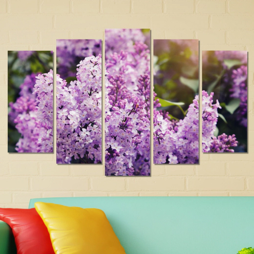 Декоративен панел за стена със свеж люляков цвят Vivid Home