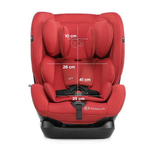 Столче за кола KinderKraft MYWAY 0 - 36 кг, червено