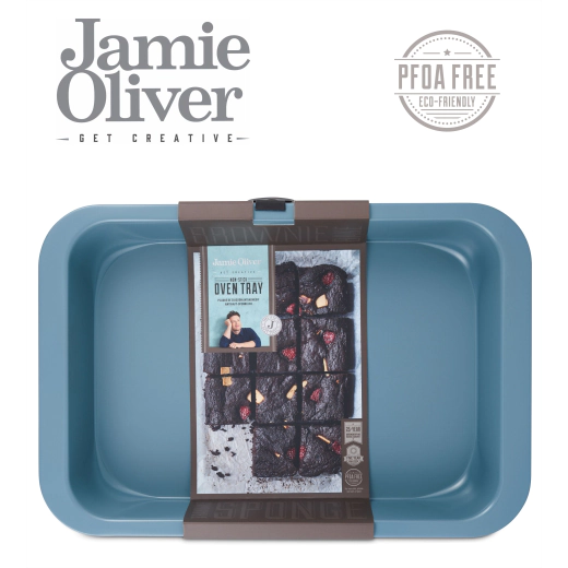 Дълбока тава за печене Jamie Oliver 30х20 см - цвят атлантическо зелено