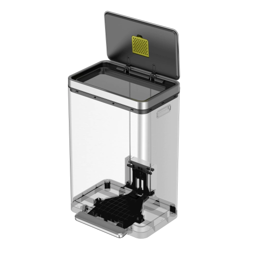 Кош за разделно събиране Eko X-cube 2 х 20 л - черен