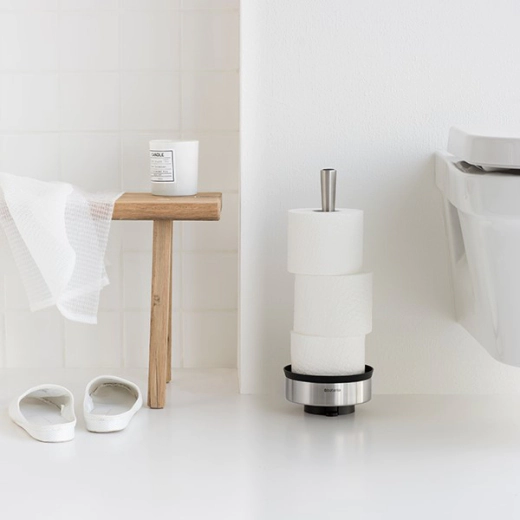 Стойка за резервна тоалетна хартия Brabantia Profile Line Brilliant Steel