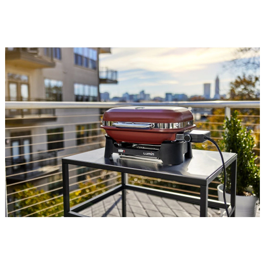 Електрическо барбекю Weber Lumin Compact, червен цвят