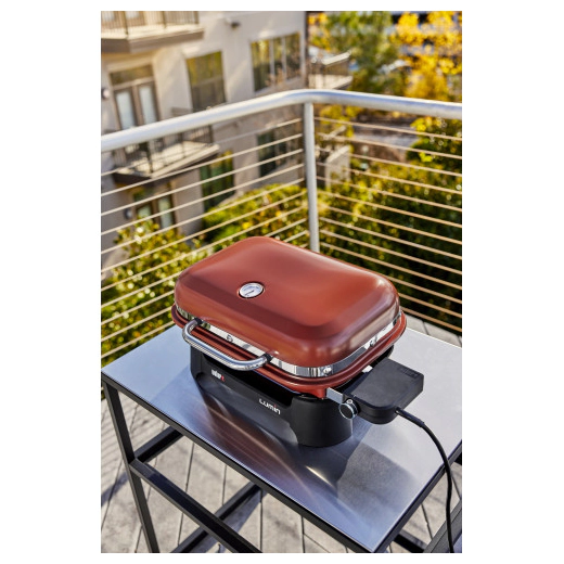 Електрическо барбекю Weber Lumin Compact, червен цвят