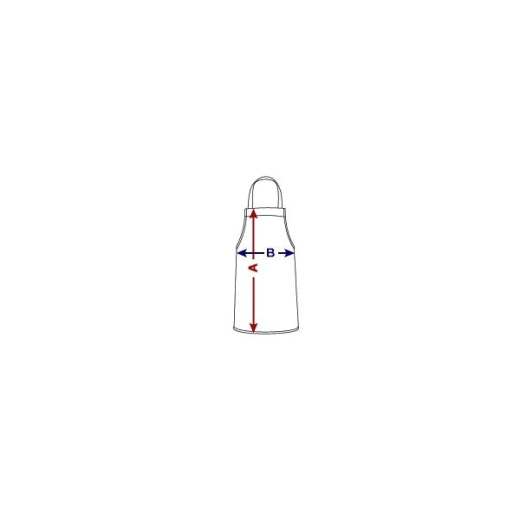 Дамска кухненска престилка КЪСА с бродерия малинки AB-6609