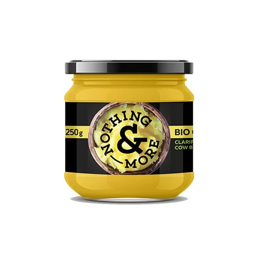 Био Гхи, пречистено краве масло &Nothing More 250 г