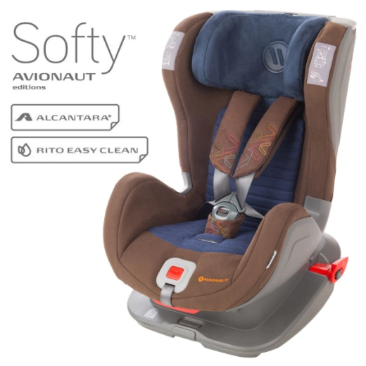 Столче за кола Avionaut Glider Softy 9-25 кг - кафяво/синьо F.02 