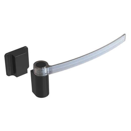 Магнитна пластмасова поставка за кухненска бърсалка Magisso Magnetic Kitchen Cloth Holder Plastic - черен