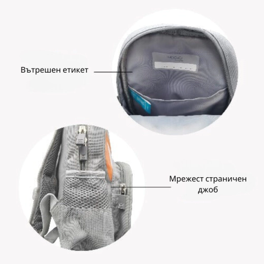 Детска раница малка Nuvita Енот