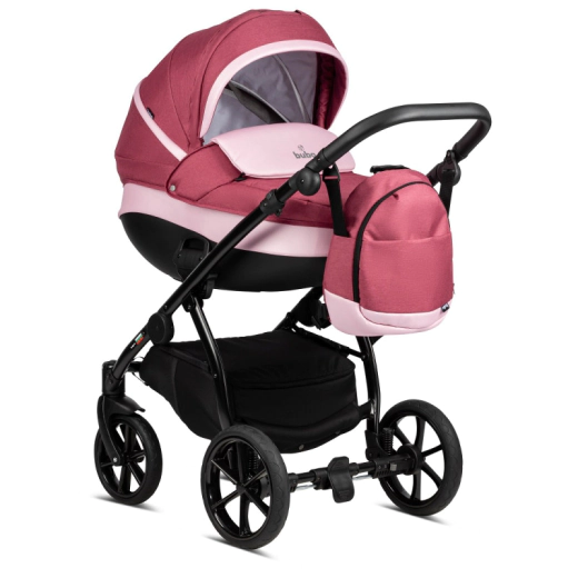 Бебешка количка Buba Zaza 3в1 - 336 Berry