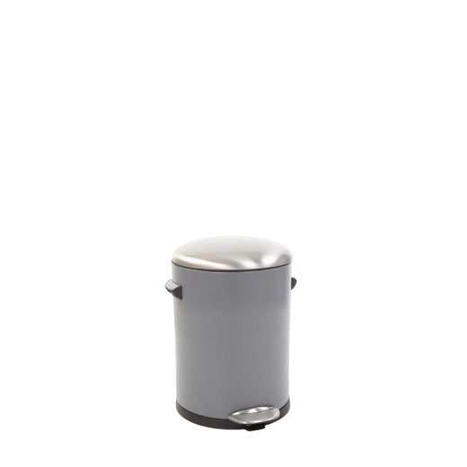 Кош за отпадъци с педал Eko Belle Deluxe, 5 л - сив