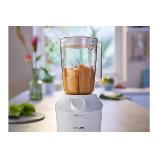 Блендер Philips Series 3000 ProBlend 450 W, 1,9 л - бял