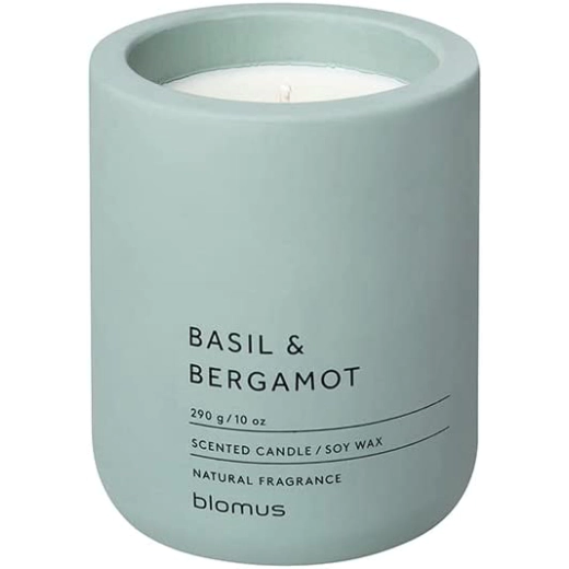 Ароматна свещ Blomus Fraga - аромат Basil & Bergamot, L размер