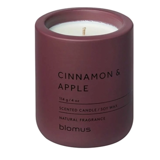Ароматна свещ Blomus Fraga - аромат Cinnamon & Apple, S размер