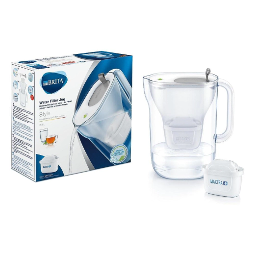 Филтрираща кана за вода Brita Style Cool LED, графит