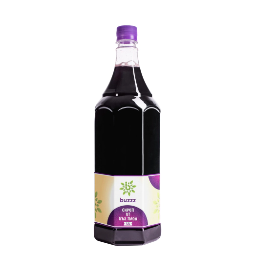 Сироп от плод на черен бъз Buzzz, 1,5 л