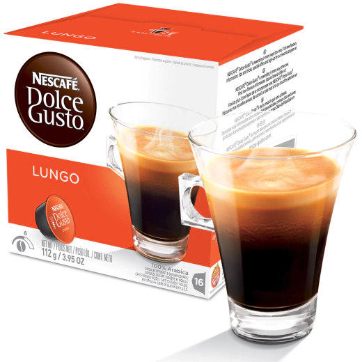 3 кутии по 16 броя кафе капсули Nescafe Dolce Gusto CAFFE LUNGO