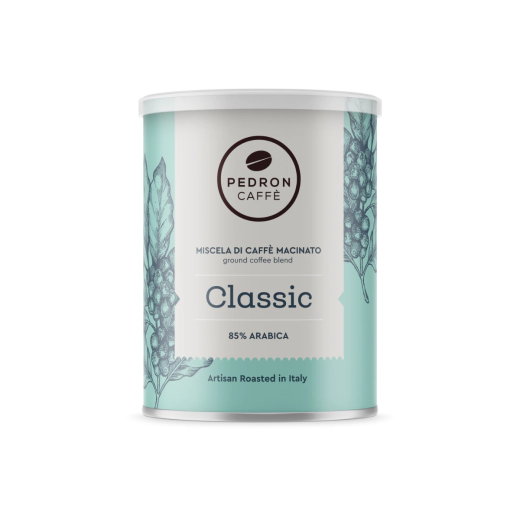 Мляно кафе Pedron Caffè Classic 85% Арабика, 250 г в Eco кутия