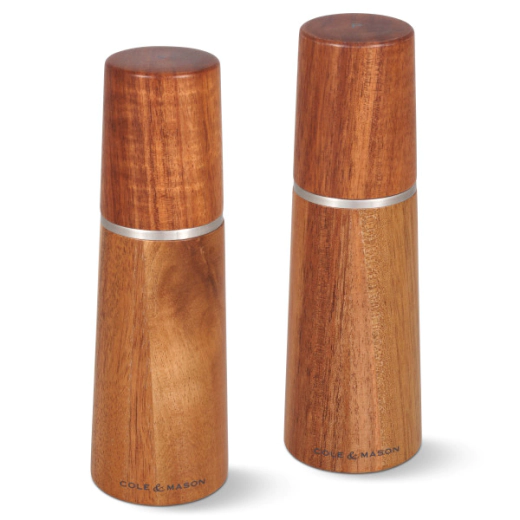 Комплект мелнички за сол и пипер Cole&Mason Marlow Acacia - 18,5 см