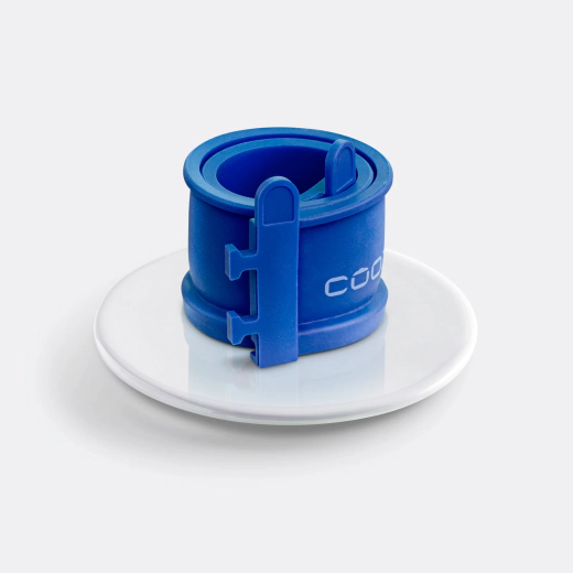 Силиконова форма с порцеланова основа Coox - Ø 12, синя