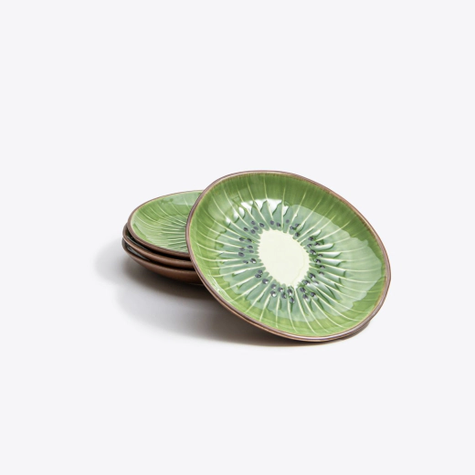 Чиния Bordallo Pinheiro Kiwi Tropical Fruits дизаѝнерска керамика - 21.7 х 21.2 см