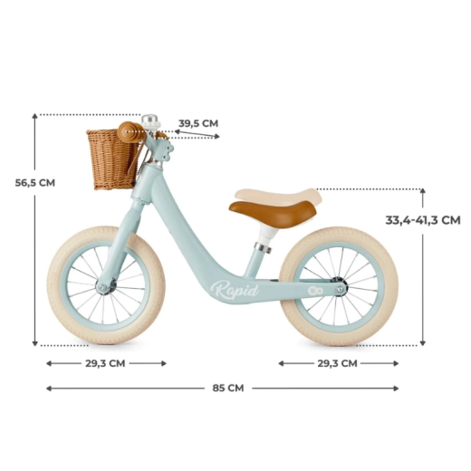 Колело за баланс Kinderkraft Rapid 2, Blue Breeze