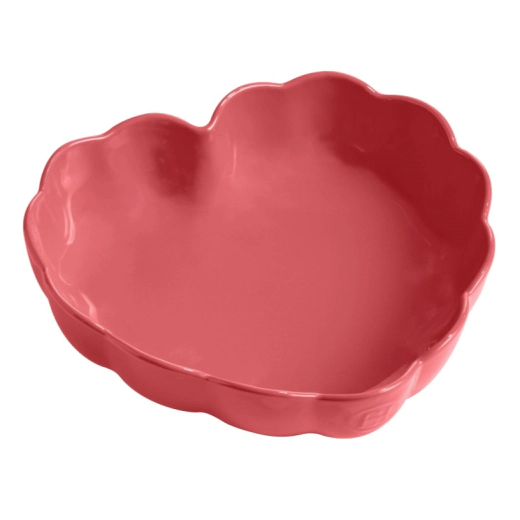 Керамична форма сърце Emile Henry Madeleine Heart Dish - цвят бонбонено розово