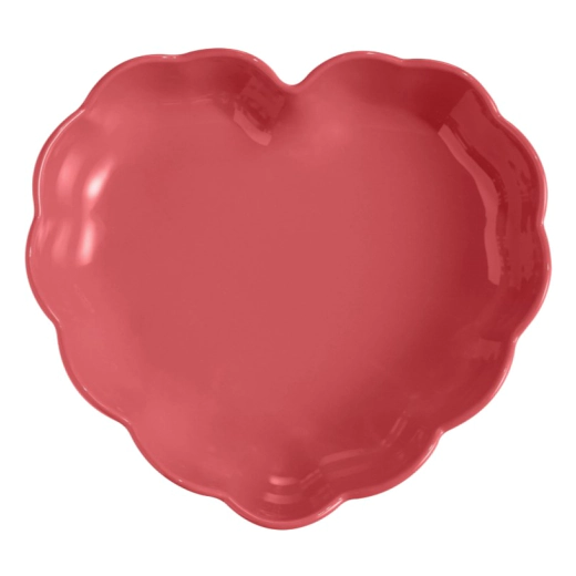 Керамична форма сърце Emile Henry Madeleine Heart Dish - цвят бонбонено розово