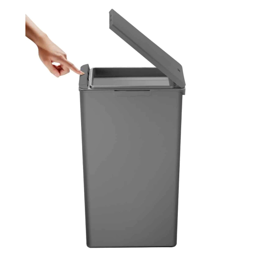Eко Кош с touch механизъм “Morandi touch“ - 40 л, сив