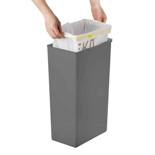 Eко Кош с touch механизъм “Morandi touch“ - 40 л, сив
